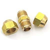 Aire Acondicionado Tubo de Cobre Extensión para Junta Doble Conector Intermedio Cabeza de Conexión Libre Soldadura…
